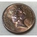 AUSTRALIA 1989 . TWO 2 CENTS COIN . FRILLED NECK LIZARD